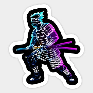 Soul of kakashi samurai Sticker